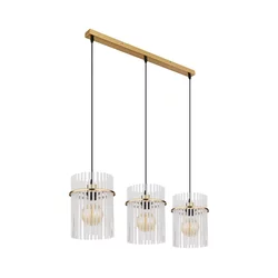 Globo 15698-3HM - Luster na sajli GORLEY 3xE27/60W/230V zlatna
