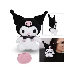 HELLO KITTY Hello Kitty Kuromi Magnetna maskota na rami, pliš, mehka igrača 16 cm