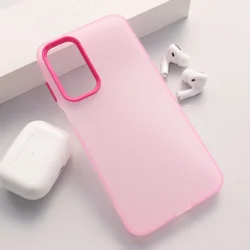 Maska Electro Glow Frame za Samsung S25 FE/ S731B roze