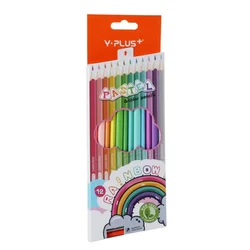 Y-Plus Drvene bojice Rainbow pastel, 12 komada