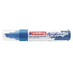 Akrilni marker E-5000 broad 5-10mm kosi vrh Edding plava