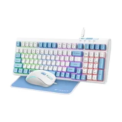 Havit KB897CM gejming kombo 3u1 belo-plava ( 66054 )