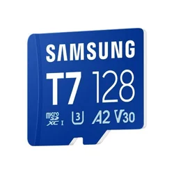 Samsung T7 Memorijska kartica microSDXC UHS-I U3 V30 A2 128GB MB-MB128T