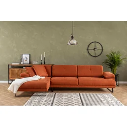 Atelier del Sofa Ugaona garnitura Mustang Narandžasta