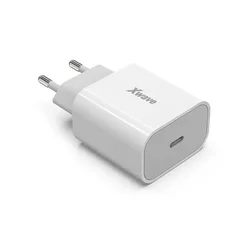 XWAVE Zidni punjač za mobilne telefone i tablete H20C USB Type-C, Brzi, 20W, Beli