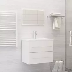 VIDAXL 2-delni komplet kopalniškega pohištva, iverna plošča