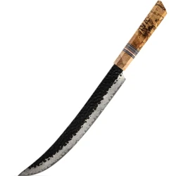 Damaskasti kuhinjski nož ZE-37434 - Slicer / Smeđa KP37434
