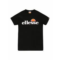 ELLESSE Majica JENA, crna / bijela / narančasta / crvena