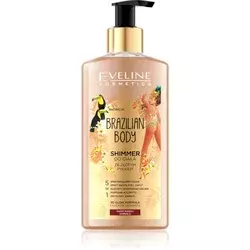 EVELINE - BRAZILIAN BODY - SHIMMER WITH GOLDEN DUST 150ml BRAZILIAN BANER