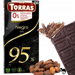 shumee Temna čokolada 95% kakava s torrasom 75 g