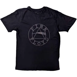 Pink Floyd Circle Logo Hi-Build Black L Majica