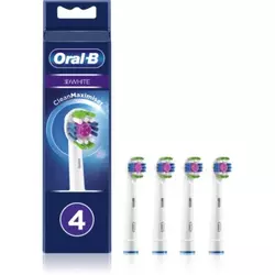 Oral-B 3D White glava četke s tehnologijom CleanMaximiser, pakiranje sa 4 komada