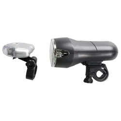 Set LED svetala za biciklo 10LUX 2/1 sa pvc nosačima Bicycle Gear
