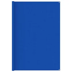 Vidaxl Preproga za šotor 250x200 cm modra HDPE