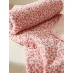 Sinsay - Peškir sa leopard printom - roze