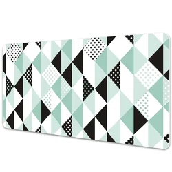 Decormat Podloga za pisalno mizo Pattern from triangles 100x50 cm