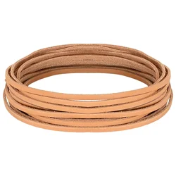 vidaXL Usnjeni trak Svetlo rjava 1000 x 0,4 cm Usnje