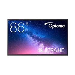 OPTOMA 5863RK 86inch 400cd/m2 UHD Interactive 4K Multi-Touch-Display Android 13 Integrated Google Play Store