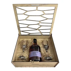 Kovilj Šljiva Gift Box 2 čaše Grappa - model saće