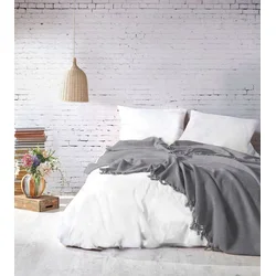 Aberto Design Double Prekrivač Mona, 220x240cm, Siva