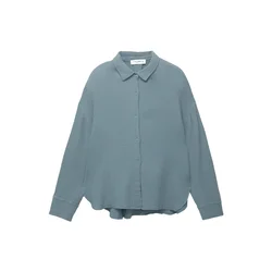 Pull&Bear Bluza dimno modra