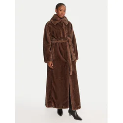 TWINSET Krzno 252AT2190 Rjava Relaxed Fit