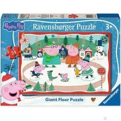 Ravensburger puzzle Maxi Pepa Prase Božić, džambo podna slagalica RA12004186