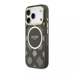Maska Guess IML Peony Dot MagSafe za iPhone 17 Pro siva