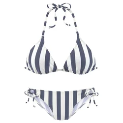 VENICE BEACH Bikini mornarska/bela