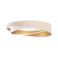 LED plafonsko svetlo GALAXY MODERN LED/24W/230V prečnika 55 cm bež/belo/zlatno