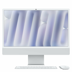 24-inčni iMac M4 sa 4,5K Retina displejom, 8-jezgarnim CPU-om, 8-jezgarnim GPU-om, 16GB objedinjene memorije i 256GB SSD - Silver