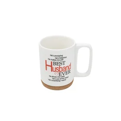 Florina skodelica Best Husband na stojalu 280 ml