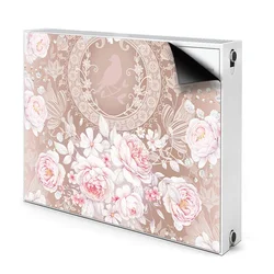tulup.si Pokrov radiatorja Bele vrtnice 90x60 cm
