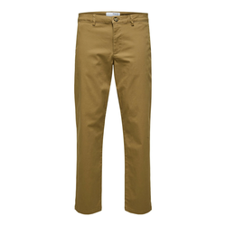 SELECTED HOMME Chino hlače NEW MILES, rjava