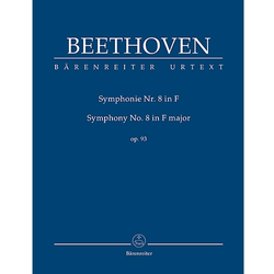 BEETHOVEN:SYMPHONY  NO.8 F-DUR,SCORE