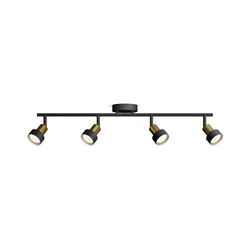 Philips - Spot svetiljka CONDUIT 4xGU10/5W/230V crna/mesing