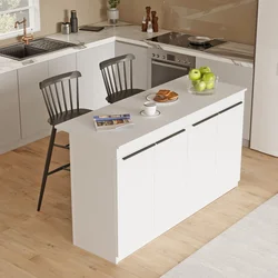 Hanah Home Kuhinjski sto OR1-W, 160x60x90 cm, Beli