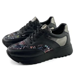 Mona Shoes Ženske patike, Kožne, Crne