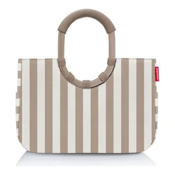 Reisenthel Loopshopper M Summerstripes coffee