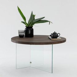 Hanah Home Klub sto Serenity, 70x40x cm, Braon
