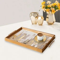 Aberto Design Poslužavnik TPEA9905 50 x 29 x 3.5 cm, Šareni