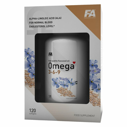 FA maščobne kisline Omega 3-6-9, 120 kapsul