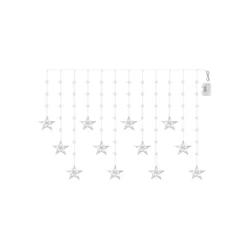 LED spoljašnji lanac 120xLED/8 funkcija 3xAA 1,7 m IP44 hladna bela