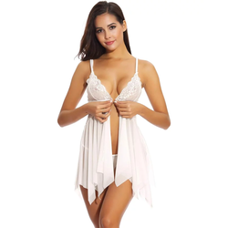 Spavaćica i gaćice R81037 - Bijela, XL/2XL