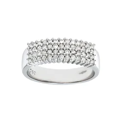 DIAMANT LETERNEL Prstan srebrna