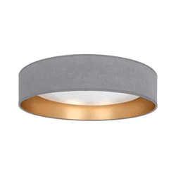 Brilagi-LED prigušiva svetlost VELVET SM. VARI 36W/230V 3000-6500K prečnik 55 cm siva/zlatna + daljinski upravljač