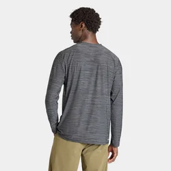 ADIDAS PERFORMANCE Funkcionalna majica pegasto siva / bela