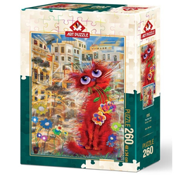 Art puzzle - Puzzle Red Cat - 200 - 260 kosov