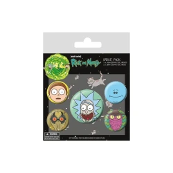 Bedževi Rick and Morty - Heads