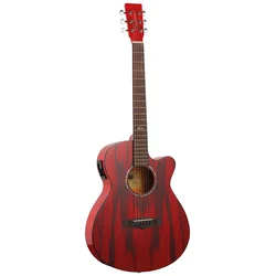 Tanglewood Azure Shimmer Red Gloss TA4CERD